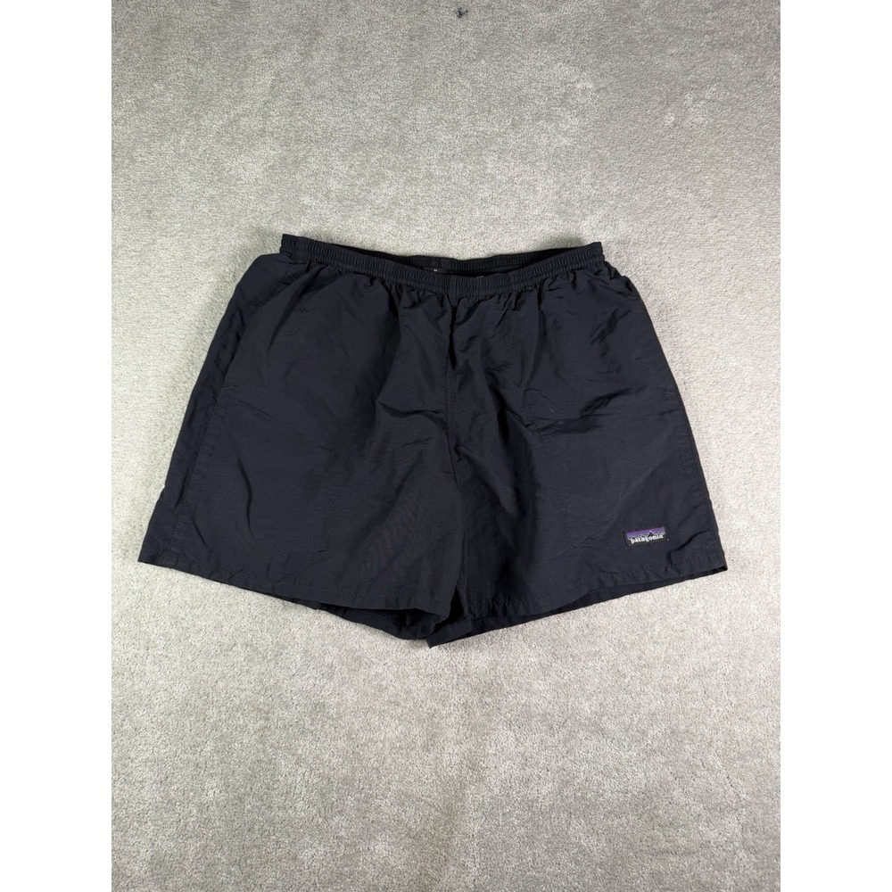 Vtg Men's Patagonia Baggies 3.5" Swim Trunks Hybrid Shorts Large Black 57017